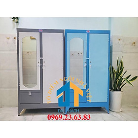 Mua Tủ sắt quần áo ngang 0.9m x cao 1m8 (Đỏ)