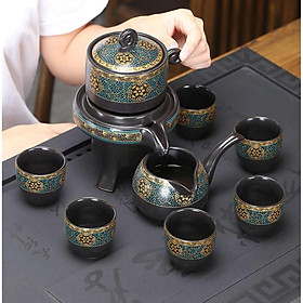 Mua Bộ Ấm Chén Pha Trà Cối Xay -(bao gồm 1 ấm trà  6 chén trà và 1 bộ cối xay)