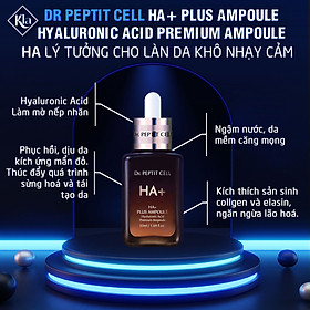 DR.PEPTIT CELL HA+PLUS AMPOULE-Ngậm nước làm dịu và phục hồi da