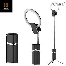 Mua Đèn Livestream Led Fill Light không dây gấp gọn CYKE gồm giá đỡ 1 điện thoại  đèn chiếu sáng để bàn cho video makeup làm đẹp  đèn fill light chiếu sáng cho góc máy cao- Hàng chính hãng