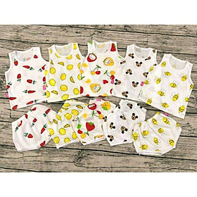 SET 5 BỘ BA LỖ COTTON CHO BÉ