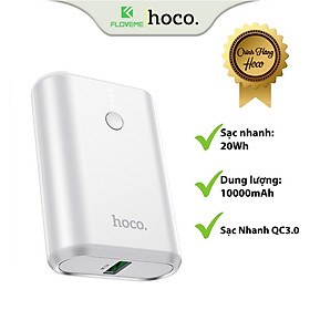 Mua Pin Sạc Dự Phòng Dành Cho HOCO Q3  Sạc Nhanh QC3.0  PD 20W 10000mAh  Chip IC Thông Minh  Chất Liệu ABS Cao Cấp  Vỏ Chống Cháy - Hàng Chính Hãng
