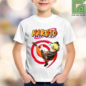 SIÊU RẺ - Áo thun hình NARUTO làng lá in tại shop L001 / có size tre em