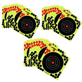 30 Pcs Splatter Reactive Self Adhesive Shooting Targets Gun