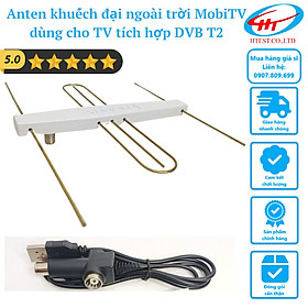 anten MOBITV ,KÈM DÂY CẤP NGUỒN 5V ,DÂY ANTEN 15M HÀNG CHÍNH HÃNG DÙNG CHO TIVI TÍCH HỢP DVB T2 và ĐẦU THU TRUYỀN HÌNH SỐ DVB T2