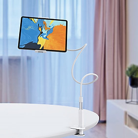 Giá đỡ, kẹp đa năng thông minh cao cấp OLAPLE cho máy tính bảng, ipad và điện thoại di động 4-10,5 inch Có Chân Kẹp Đầu Giường, Tự Do Điều Chỉnh Góc Độ Chiều Cao - Hàng Chính Hãng