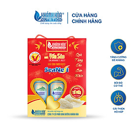 Hộp Quà Lon Đứng Nước Yến Cao Cấp 3% - Khánh Hòa Nutrition - 6 Lon x 190 ML