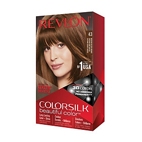 Thuốc nhuộm tóc Revlon Colorsilk Haircolor #43 Medium Golden Brown 59.1ml