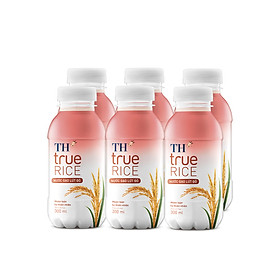 Combo 6 chai Nước gạo lứt đỏ TH true RICE