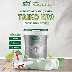 5 Kg Sơn Chống Thấm TAIKOMI KB3 - Chuyên Chống Thấm Tường Nhà / Hiệu Ứng Cánh Sen Kháng Nước - Màu MI10