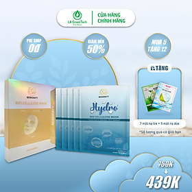 [MUA 5 TẶNG 12] COMBO 5 MẶT NẠ HYDRO BIO MASK BESKINATY CẤP ẨM CHUYÊN SÂU CHO DA