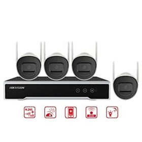 Mua Bộ 4 Camera HIKVISION NK42W0H(D) - KIT WIFI  (4 CAM + 1 Đầu ghi 2.0MP) - Hàng chính hãng