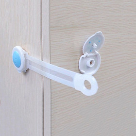 Bộ 02 vỉ gồm 04 chiếc khóa chặn cửa tủ lạnh Panda bảo vệ an toàn cho bé - GDHN Loại Tốt