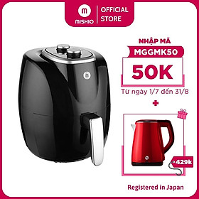 Nồi Chiên Không Dầu 5.0L Mishio MK268 - hàng chính hãng