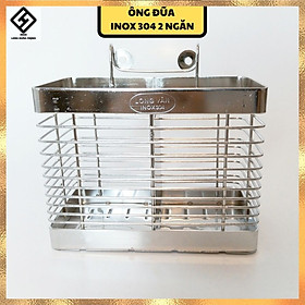 Mua ỐNG ĐŨA INOX 304 2 NGĂN CAO CẤP