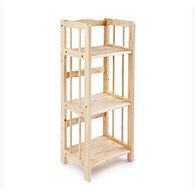 Mua KỆ SÁCH 3 TẦNG GỖ CAO SU ( rộng 50CM ) PL