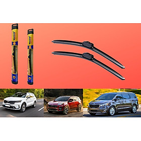 Combo gạt nước mưa ô tô Nano Silicon Macsim cho xe Kia Sedona 2016-2020