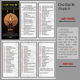 Mua Tờ chú đại bi - Loại gập