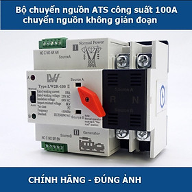 Mua Bộ chuyển đổi nguồn ATS tự động không gây mất điện 2 pha 100A/230V