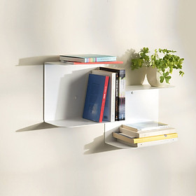 Kệ Sách Treo Tường Bậc Thang SMLIFE BT60 - Bằng Thép Sơn Tĩnh Điện Hiện Đại Tiết Tiệm Không Gian Lưu Trữ Sách Cho Căn Hộ Nhỏ
