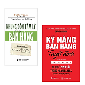 Combo 2 cuốn Kỹ Năng Bán Hàng: Những Đòn Tâm Lý Trong Bán Hàng + Kỹ Năng Bán Hàng Tuyệt Đỉnh