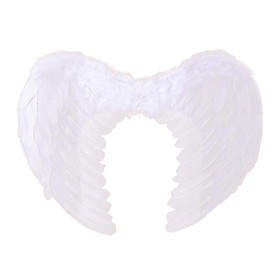 White Feather Angel Wing Kids Adult Costume Accessories Halloween Decoration