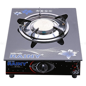 Mua Bếp gas đơn hồng ngoại Rainy mặt kiếng cường lực hoa văn ngẫu nhiên - Hàng chính hãng