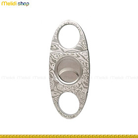 Mua Cohi DMS - Dao Cắt Cigar Lưỡi Tròn Hoa Văn Damacus Độc Đáo Cho Người Chơi Golf  Có Bao Da