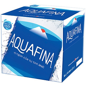 Thùng 12 chai nước tinh khiết Aquafina 1.5 lít