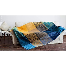 Mua Thảm cotton phủ ghế sofa ID19 siêu mềm mịn phong cách vintage