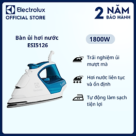 Mua Bàn ủi hơi nước Electrolux ESI5126 - ủi phẳng và đều mọi nếp nhăn  tiếp cận các khu vực khó nhất  tính năng làm sạch tự động  Hàng chính hãng 