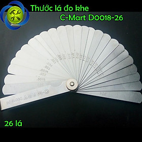 Mua Thước lá đo khe C-Mart D0018-26 26 lá