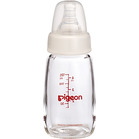 Bình sữa thủy tinh cổ hẹp Pigeon 120ml/240ml