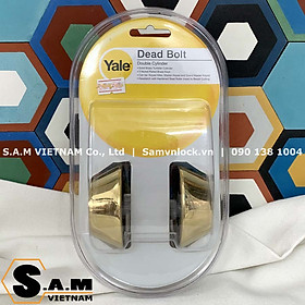 Mua Khoá Cóc 2 Bên Chìa Yale V8121 US3 Đồng Bóng