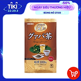Trà ổi giảm cân Orihiro Nhật Bản (60 gói) tặng gói trà sữa hoặc cafe ngẫu nhiên