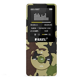 Máy Nghe Nhạc MP3 Lossless Ruizu X02 Bản 8GB Màu Rằn Ri Cao Cấp AZONE - Hàng Chính Hãng