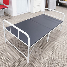 Mua Giường Ngủ Gấp Gọn Khung Siêu To Có Sẵn Đệm Da Êm Ái  Chịu Lực Nằm 300kg Nhập Nội Địa Xịn