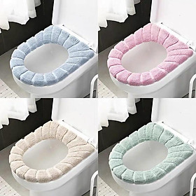 Mua Miếng Nỉ Lót Bồn Cầu Ấm Mông Mùa Đông Cam Homeware