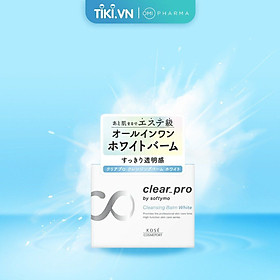 Sáp Tẩy Trang Dưỡng Trắng Da Softymo Kose Nhật Bản Công Nghệ Clear-Pro 90G