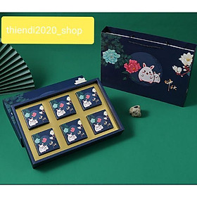 Mua AUG05-Hộp đựng bánh trung thu 6c- 125gr  kèm túi xách