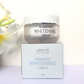 Kem dưỡng trắng da, cấp ẩm mềm da Javin Whitening Cream Hàn quốc cao cấp 50gl/Hộp - Hàng Chính Hãng