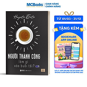 Người thành công làm gì vào buổi tối