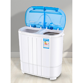  Máy giặt mini 2 lồng 3.6kg giặt đồ trẻ em, nội y, máy giặt bán tự động giặt cho gia đình ít người