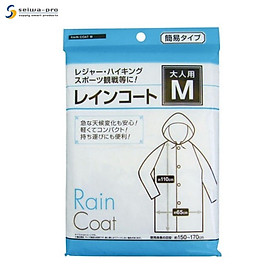 Quần áo đi mưa trong suốt Seiwa Pro Rain Coat - Nhập khẩu trực tiếp từ Nhật Bản - M