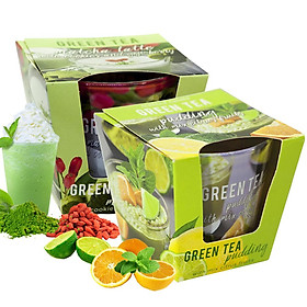 Combo 2 ly nến thơm tinh dầu Bartek Green Tea 115g - matcha trà xanh, nến trang trí, thơm phòng, thư giãn, khử mùi