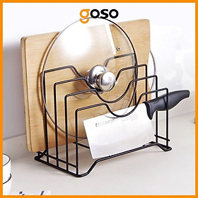 Mua Kệ Để Nắp Nồi Gác Dao Thớt Đa Năng