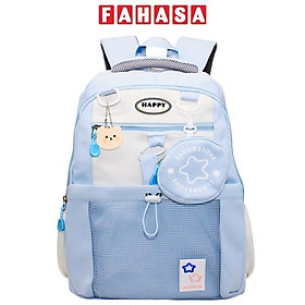 Ba Lô Thời Trang Kèm Gấu Bông - Baoding Yunxi 3-009 - Màu Xanh Dương