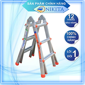 Mua Thang nhôm trượt đa năng  khóa tự động  nhiều tư thế sử dụng  Hàng chính hãng NIKITA