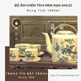 Mua Bộ Ấm Tích Men Rạn Bát Tràng Họa Tiết Báo Xuân Dáng Dương Dũng Dung Tích 1.300ml AHL 22