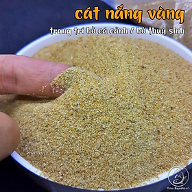 Cát Nắng Vàng Trải Nền Bể Thuỷ Sinh | Cát Trang Trí Bể Cá Cảnh, Thuỷ Sinh
